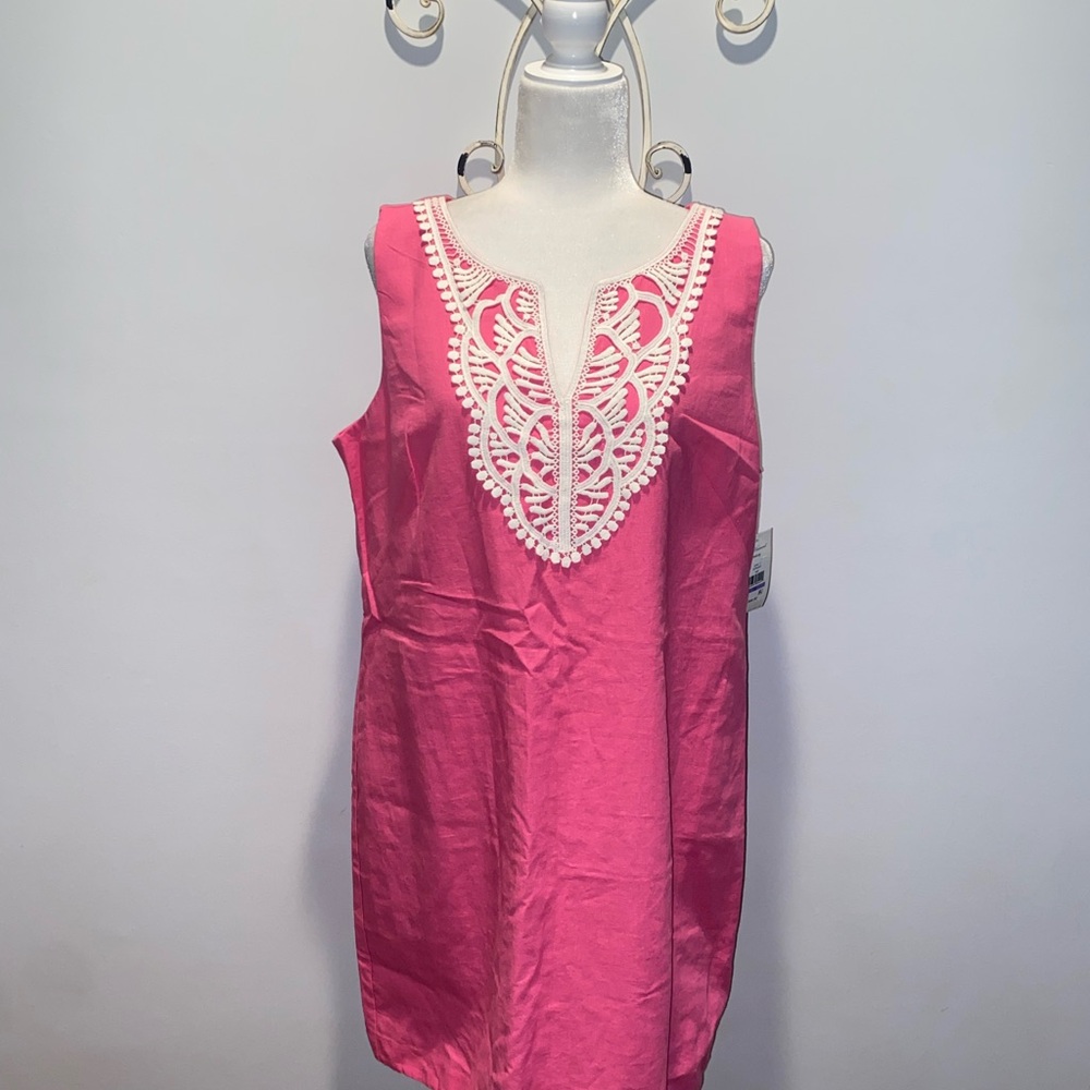 NEW  Jessica Howard Linen Blend Dress - Size 18